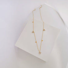 Load image into Gallery viewer, Irene Dainty Station necklace N023
