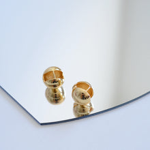 Load image into Gallery viewer, E075 Gold ball earring
