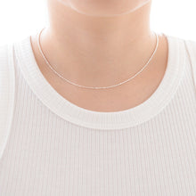 Load image into Gallery viewer, Sparkle silver choker N033
