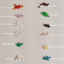 Load image into Gallery viewer, HR004 Birthstone beaded ring
