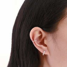Load image into Gallery viewer, Dainty ear cuff | Rose gold/rhodium plated E057
