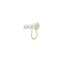 Load image into Gallery viewer, Pearl ear cuff | Gold Plated Brass, Pearl E023
